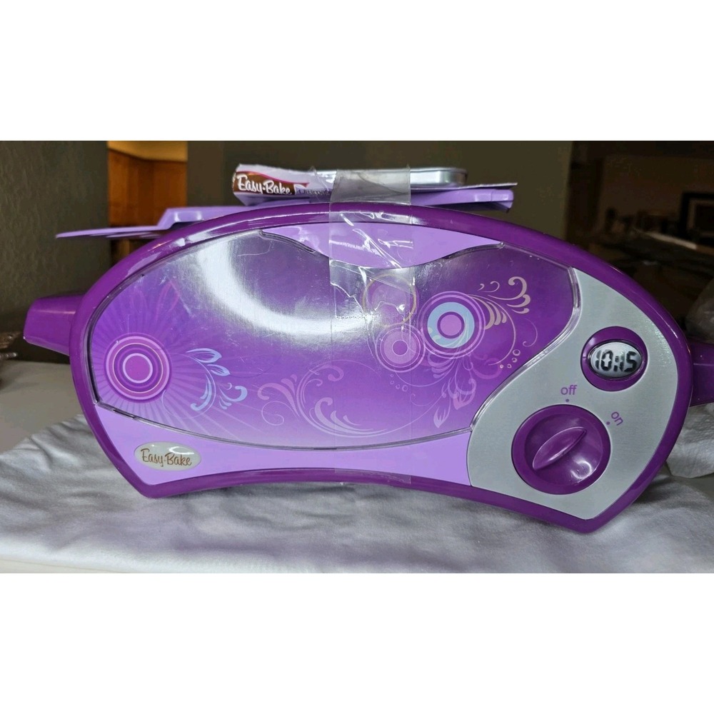 Hasbro Easy-Bake Ultimate Oven Purple Floral Electric Toy A5742 Kids Baking Set